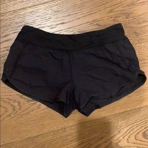 Black athletic shorts